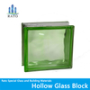 كتلة زجاجية زخرفية شفافة شفافة لتقسيم الجدار الداخلي
