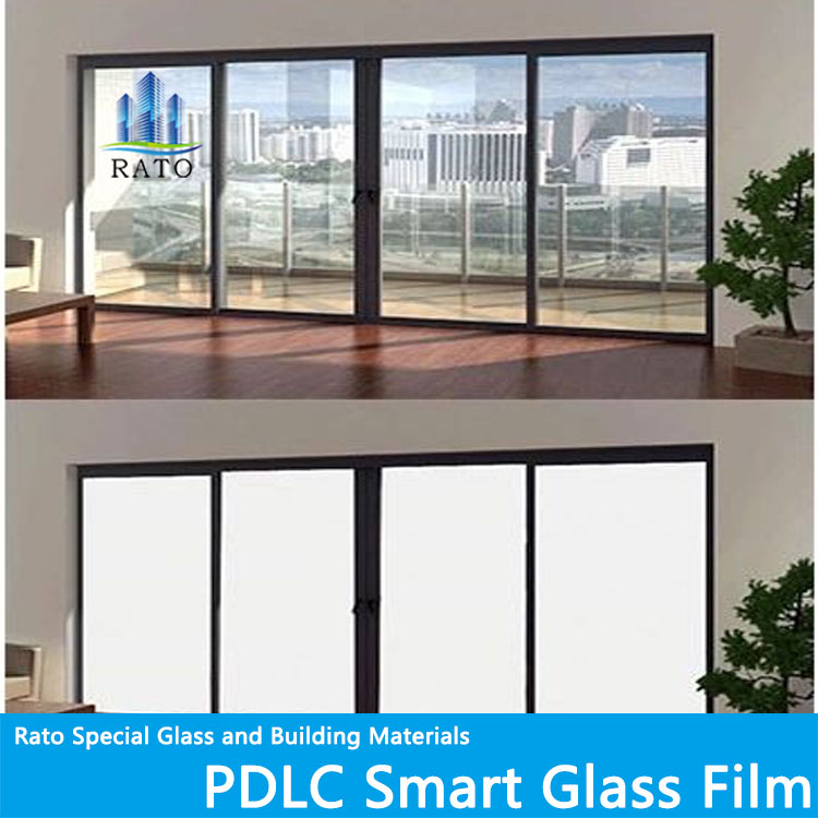 تصنيع الزجاج الذكي PDLC القابل للتحويل للفندق / المكتب / المنزل