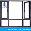 نافذة سلامة سبائك الألومنيوم مقاومة للحريق نافذة الفولاذ المقاوم للصدأ