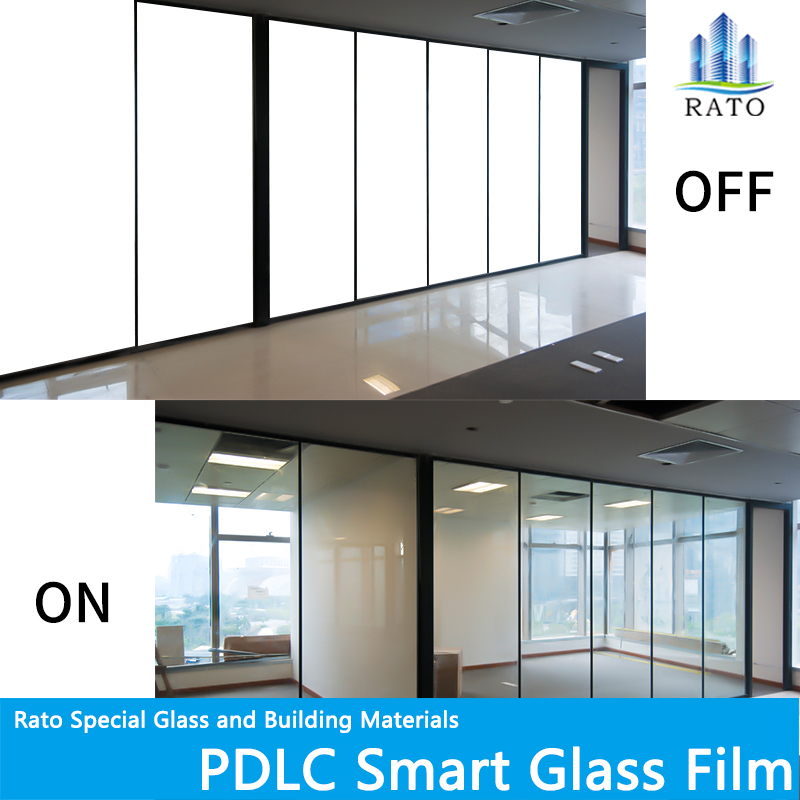 PDLC Magic Glass Film زجاج ذكي 10 مم PDLC فيلم زجاجي ذكي ذاتي اللصق 